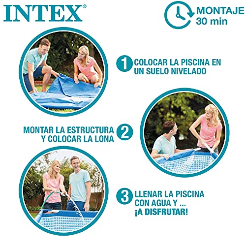 Intex 28270NP Small Frame - Piscina desmontable, 220 x 150 x 60 cm, 1.662 litros