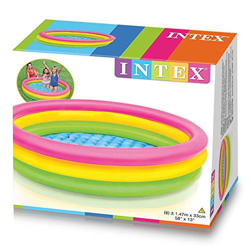 Intex 57422NP - Piscina hinchable 3 aros Sunset 147 x 33 cm