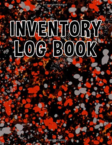 Inventory Log Book: Large Inventory Management Ledger For Tracking and Recording Business Stock Counts and Supply Levels (Abstract Cover)