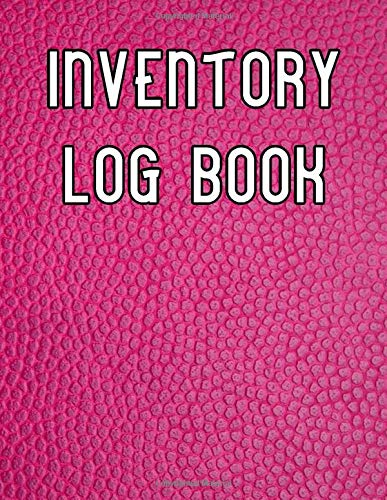 Inventory Log Book: Large Inventory Management Ledger For Tracking and Recording Business Stock Counts and Supply Levels (Pink Alligator Cover)