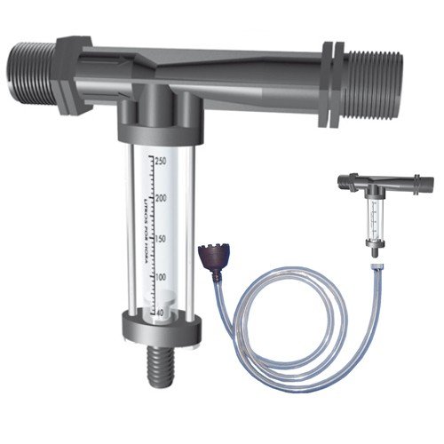 Inyector Venturi de fertilizante 32Ø 7mm. Caudal máximo riego 2.500 l/h. Caudal máximo fertilizante 250 litros a 3 bar. Rosca macho 1". Injector de fertilizante profesional fabricado en España