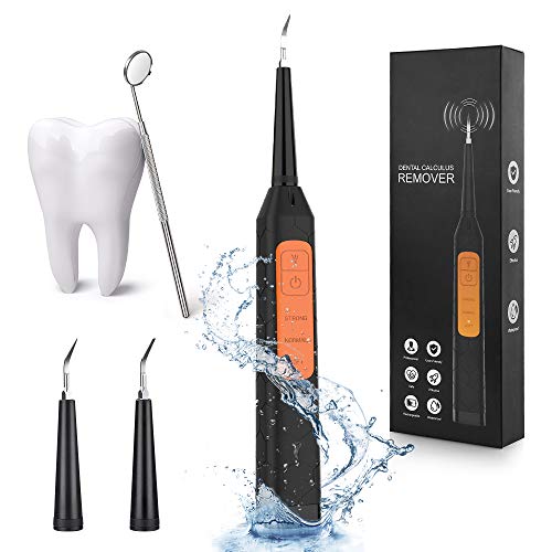 Irrigador Bucal , 3 Cabezales De Recambio , Limpieza Dental Completa Kit de limpieza eléctrica, herramienta profesional (orange)