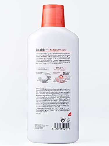 ISDIN Bexident Encías Tratamiento Coadyuvante Colutorio, Clorhexidina 0,12% 1 x 500 ml