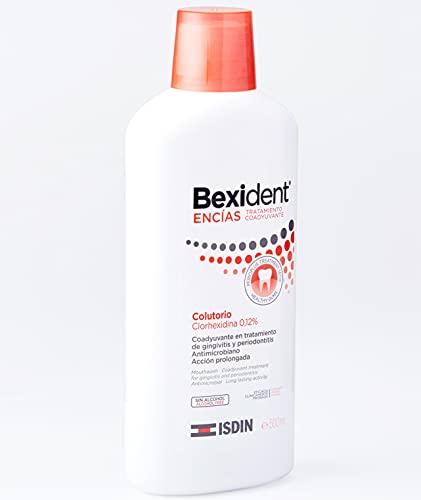 ISDIN Bexident Encías Tratamiento Coadyuvante Colutorio, Clorhexidina 0,12% 1 x 500 ml