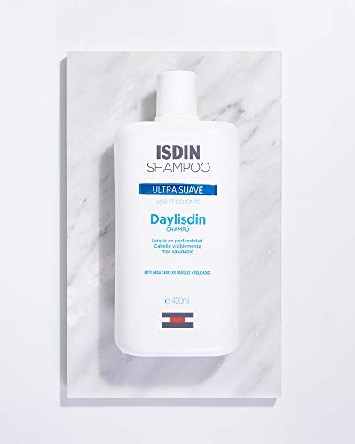 Isdin Daylisdin Champú - Fórmula Suave para el uso diario para todo tipo de cabellos, incluso frágiles y delicados 1x 400ml