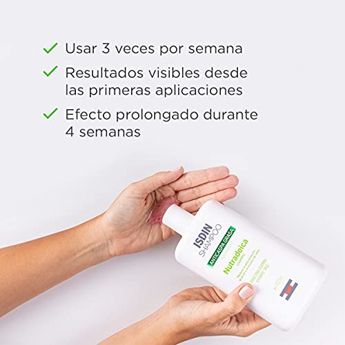 Isdin Nutradeica Champú Anticaspagrasa, Reduce la Descamación, el Picor y el exceso de Sebo 1 x 400ml