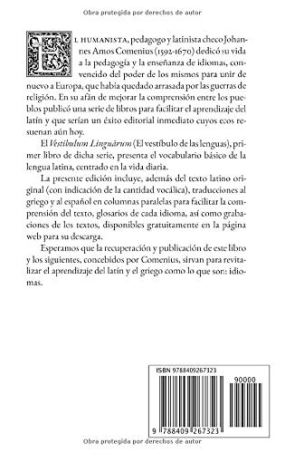 J. A. Comenius El vestíbulo de las lenguas.: Vestibulum linguarum.