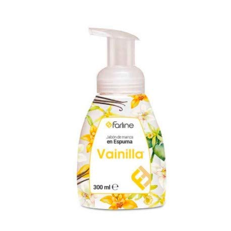 Jabón de manos en espuma Farline Frutos del Bosque 300 ml (Vainilla)