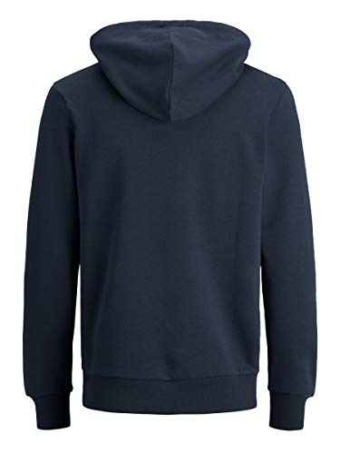 Jack & Jones Jjecorp Logo Sweat Hood Noos Sudadera, Azul (Navy Blazer Detail: Reg Fit), X-Large para Hombre