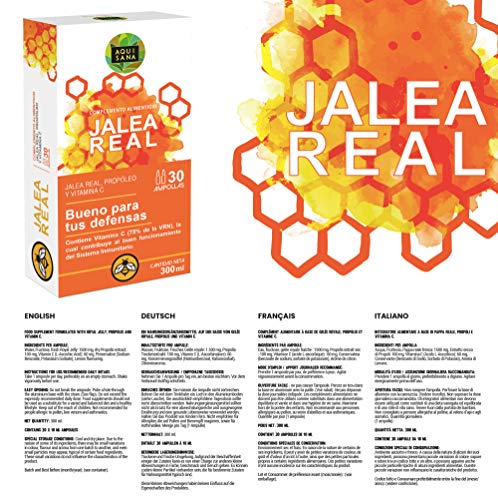 Jalea real con propóleo para mayor energía y vitalidad - Jalea con própolis y vitamina C para reforzar nuestro sistema inmune (limon)