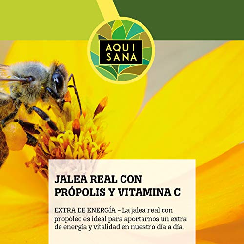 Jalea real con propóleo para mayor energía y vitalidad - Jalea con própolis y vitamina C para reforzar nuestro sistema inmune (limon)