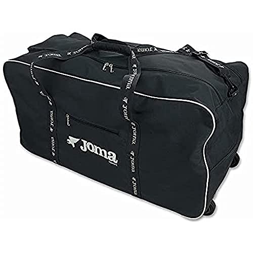 Joma Bolsa UTILLERO Ruedas Team Travel, Unisex Adulto, Negro-100, S