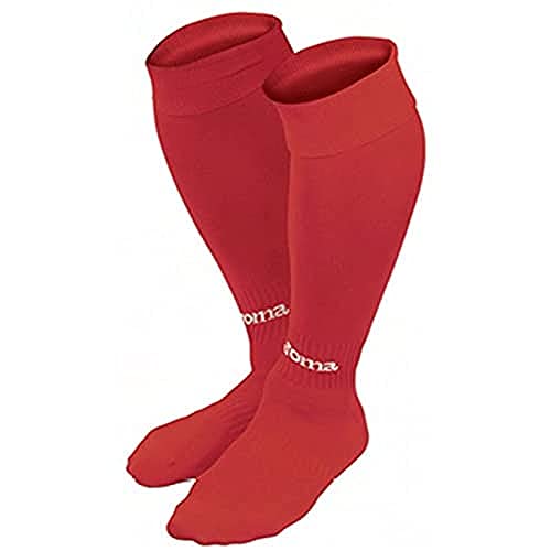 Joma Classic Calcetines de fútbol, Hombres, Rojo, S