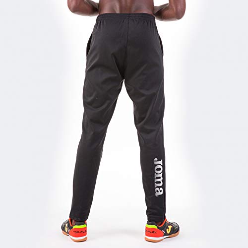 Joma Nilo Pantalon Largo Deportivo, Hombre, Negro, 2XL