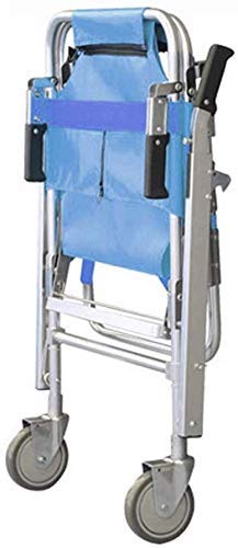 Joyfitness Silla De Escalera Plegable EMS - Silla De Escalera Aluminio Ligero, Ligero Ambulancia Plegable Bombero Evacuación Ascensor Escalera Silla De Evacuación De Emergencia