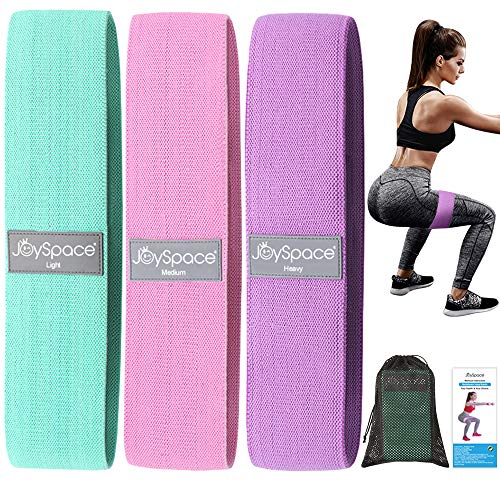 JOYSPACE Bandas Elasticas Musculacion Antideslizantes Bandas de Resistencia con 3 Niveles Cintas Elasticas Fitness para Piernas Glúteos Yoga Pilates Crossfit, Mujer y Hombre