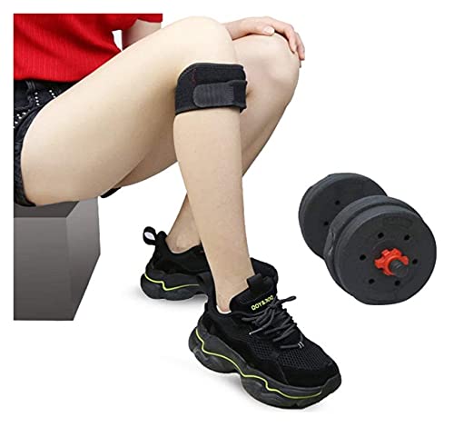 Jsmhh 2 unids Patella Rodilla Correa de rodilla Banda de la rodilla Correr Rodilla Rodilleras Para Puentes de Baloncesto Rodilla Voleibol Tendinitis Artritis (Color : Noir, Size : 40.5x6.5cm)