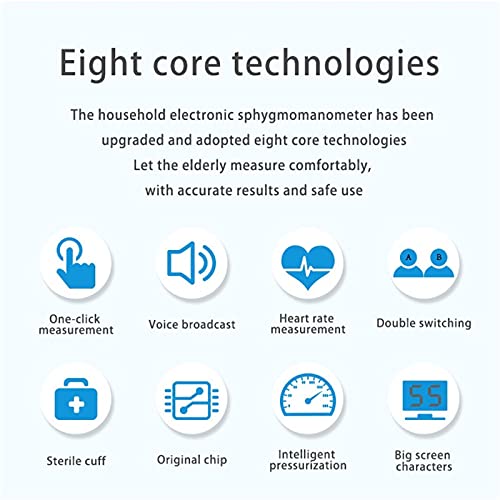 JUYIXIAN Tensiometro De MuñEca Digital Aparato Para Medir La Tension Arterial Manometro Blood Pressure Monitor Aparatos Homologados Medidor Brazo Esfingomanometro Manual blanco