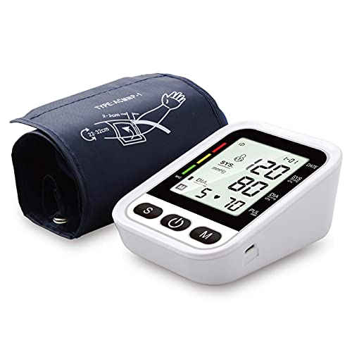 JUYIXIAN Tensiometro De MuñEca Digital Aparato Para Medir La Tension Arterial Manometro Blood Pressure Monitor Aparatos Homologados Medidor Brazo Esfingomanometro Manual blanco