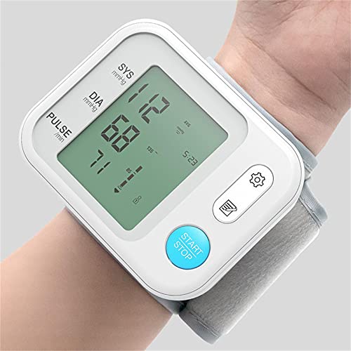 JUYIXIAN Tensiometro De MuñEca Digital Aparato Para Medir La Tension Arterial Manometro Blood Pressure Monitor Aparatos Homologados Medidor Brazo Esfingomanometro Manual blanco