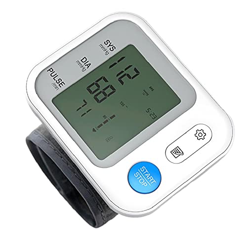 JUYIXIAN Tensiometro De MuñEca Digital Aparato Para Medir La Tension Arterial Manometro Blood Pressure Monitor Aparatos Homologados Medidor Brazo Esfingomanometro Manual blanco