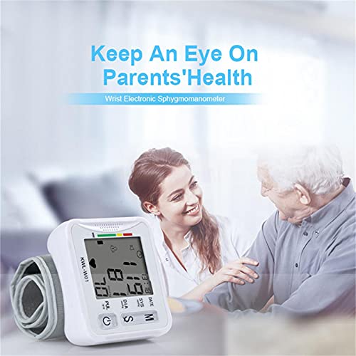 JUYIXIAN Tensiometro De MuñEca Digital Aparato Para Medir La Tension Arterial Manometro Blood Pressure Monitor Aparatos Homologados Medidor Brazo Esfingomanometro Manual blanco