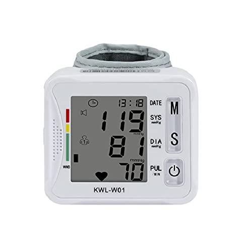 JUYIXIAN Tensiometro De MuñEca Digital Aparato Para Medir La Tension Arterial Manometro Blood Pressure Monitor Aparatos Homologados Medidor Brazo Esfingomanometro Manual blanco