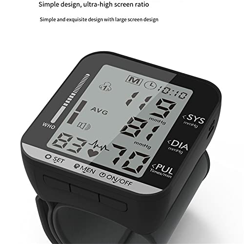 JUYIXIAN Tensiometro De MuñEca Digital Aparato Para Medir La Tension Arterial Manometro Blood Pressure Monitor Aparatos Homologados Medidor Brazo Esfingomanometro Manual blanco