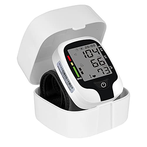 JUYIXIAN Tensiometro De MuñEca Digital Aparato Para Medir La Tension Arterial Manometro Blood Pressure Monitor Aparatos Homologados Medidor Brazo Esfingomanometro Manual blanco