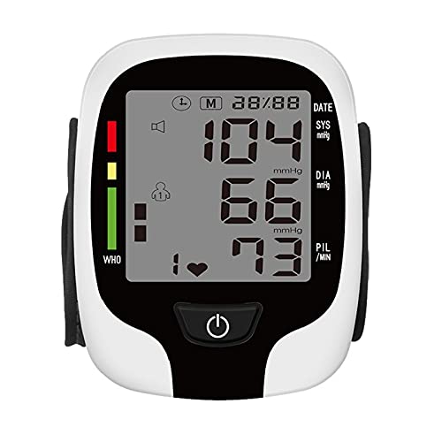 JUYIXIAN Tensiometro De MuñEca Digital Aparato Para Medir La Tension Arterial Manometro Blood Pressure Monitor Aparatos Homologados Medidor Brazo Esfingomanometro Manual blanco