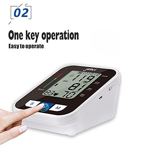 JUYIXIAN Tensiometro De MuñEca Digital Aparato Para Medir La Tension Arterial Manometro Blood Pressure Monitor Aparatos Homologados Medidor Brazo Esfingomanometro Manual blanco