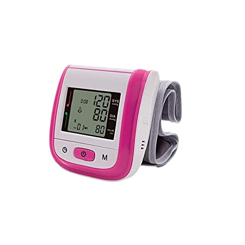 JUYIXIAN Tensiometro De MuñEca Digital Aparato Para Medir La Tension Arterial Manometro Blood Pressure Monitor Aparatos Homologados Medidor Brazo Esfingomanometro Manual Rosa