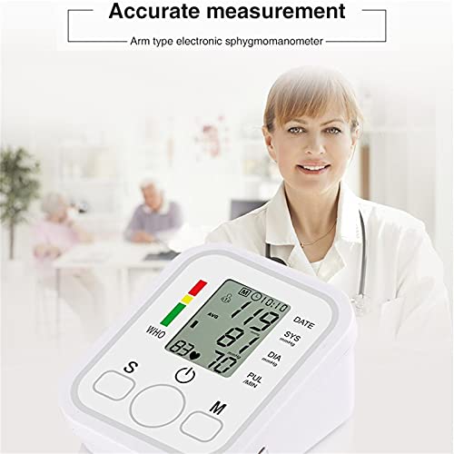 JUYIXIAN Tensiometro De MuñEca Digital Aparato Para Medir La Tension Arterial Manometro Blood Pressure Monitor Aparatos Homologados Medidor Brazo Esfingomanometro Manual blanco