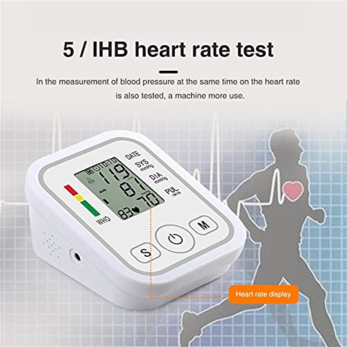 JUYIXIAN Tensiometro De MuñEca Digital Aparato Para Medir La Tension Arterial Manometro Blood Pressure Monitor Aparatos Homologados Medidor Brazo Esfingomanometro Manual blanco