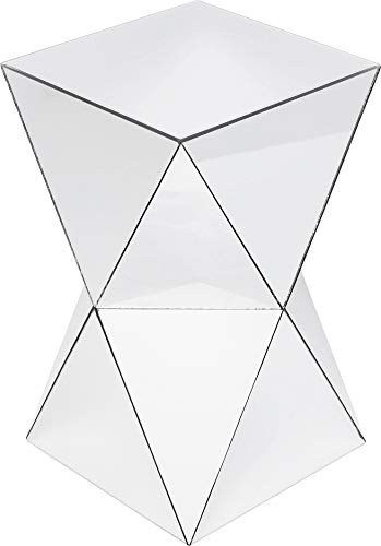 Kare Design Mesa Auxiliar, Plata, 53.5x32x32cm