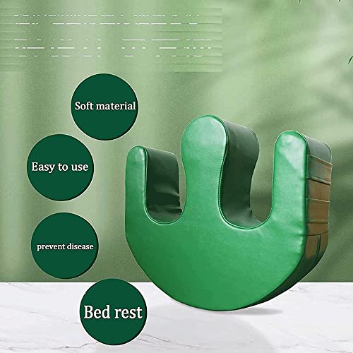 KEDUODUO Dispositivo de torneado para Pacientes paralizados. Dispositivo de torneado para la Almohada Lateral paralizada con Almohada en Forma de U en Forma de U,Verde