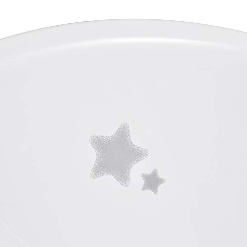 keeeper Bañera Ergonómica con Tapón Stars, De 0 a 12 Meses, Maria, Stars Blanco, 84x49x29 cm