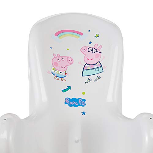 keeeper Leon Hamaca de Baño Antideslizante Peppa Pig, De 0 a 6 Meses, Gris, Unitario