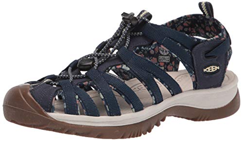 KEEN Whisper-w, Sandalias Deportivas Mujer, Abedul Marino, 38 EU