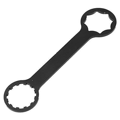 Keenso Llave de pedalier de Bicicleta, Herramienta de Llave de pedalier de Doble Extremo para Herramientas de reparación de desmontaje de Bicicleta de montaña Equipo Aleación de Aluminio