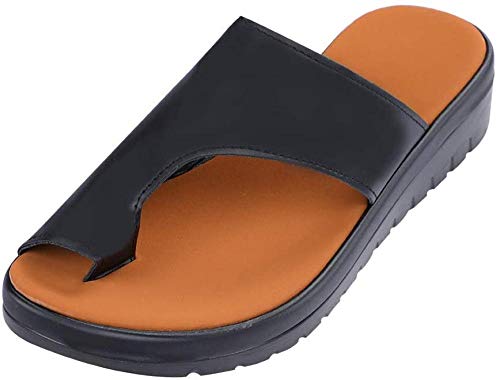 KIDsstz Mujeres Cómodas Sandalias Corrector De Juanetes Ortopédico para Mujeres Zapatos Ortopédicos de Corrección de pie de Dedo Gordo Corrector de Juanetes Ortopédico