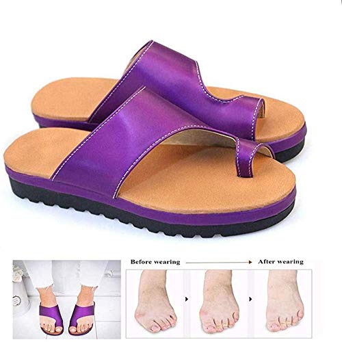 KIDsstz Sandalias Correctoras Sandalias Cómodas De Plataforma Bunion Corrector Zapatos Antideslizante Respirable Zapatos ortopédicos Viaje Playa para Mujeres con Sandalias