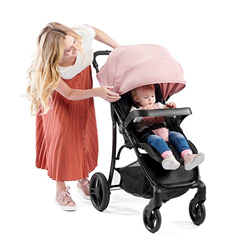 Kinderkraft Silla de Paseo Ligera CRUISER, Ruedas de Goma, Suspensión, Rosa