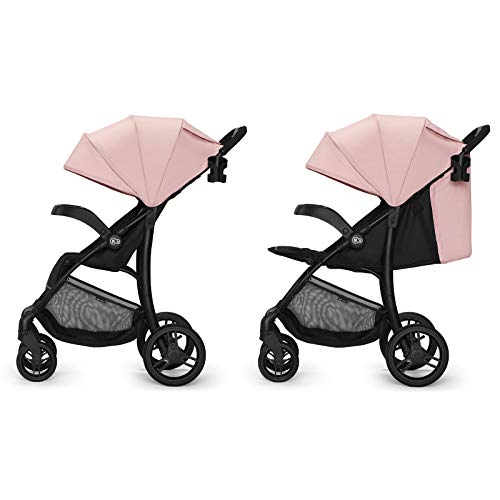 Kinderkraft Silla de Paseo Ligera CRUISER, Ruedas de Goma, Suspensión, Rosa