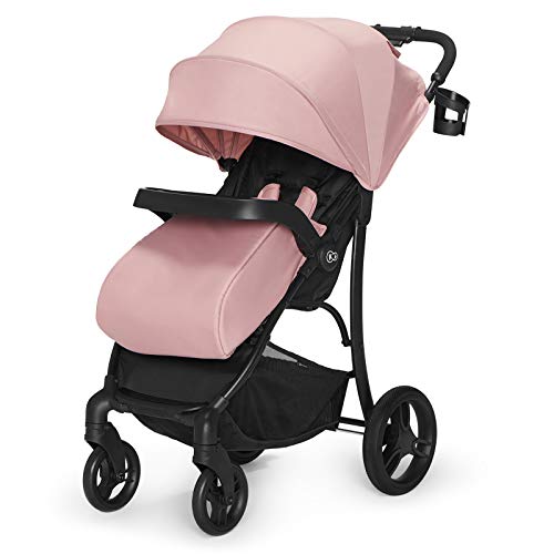 Kinderkraft Silla de Paseo Ligera CRUISER, Ruedas de Goma, Suspensión, Rosa