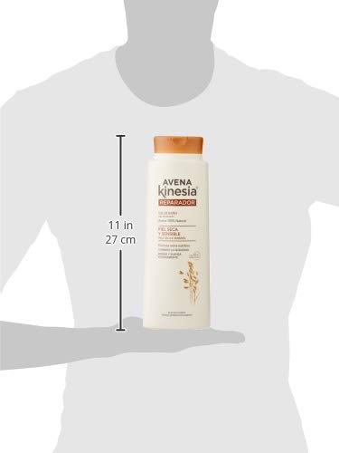 Kinesia - Gel De Baño Avena Kinesia, Reparador para piel seca y sensible 600 ml