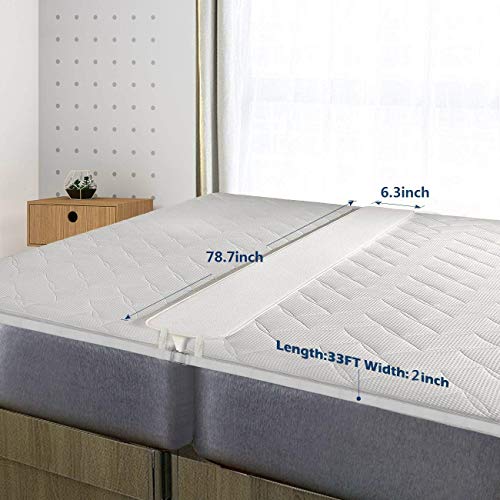 Kit convertidor de puente de cama individual a King – Relleno de puente de colchón para camas individuales – Conector de cama doble King Maker