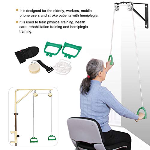 Kit de rehabilitación ergonómico, entrenador de polea de ejercicio cómodo y duradero, para ejercicio, entrenamiento físico, cuidado de la salud del hombro