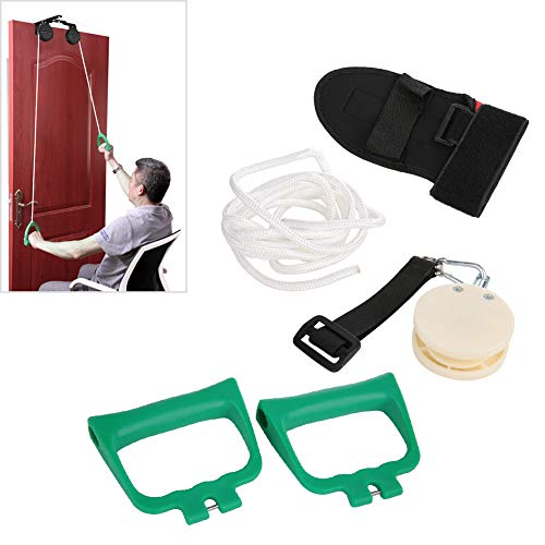 Kit de rehabilitación ergonómico, entrenador de polea de ejercicio cómodo y duradero, para ejercicio, entrenamiento físico, cuidado de la salud del hombro