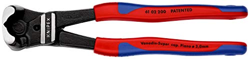 KNIPEX Cortabulones de corte frontal gran efecto palanca (200 mm) 61 02 200